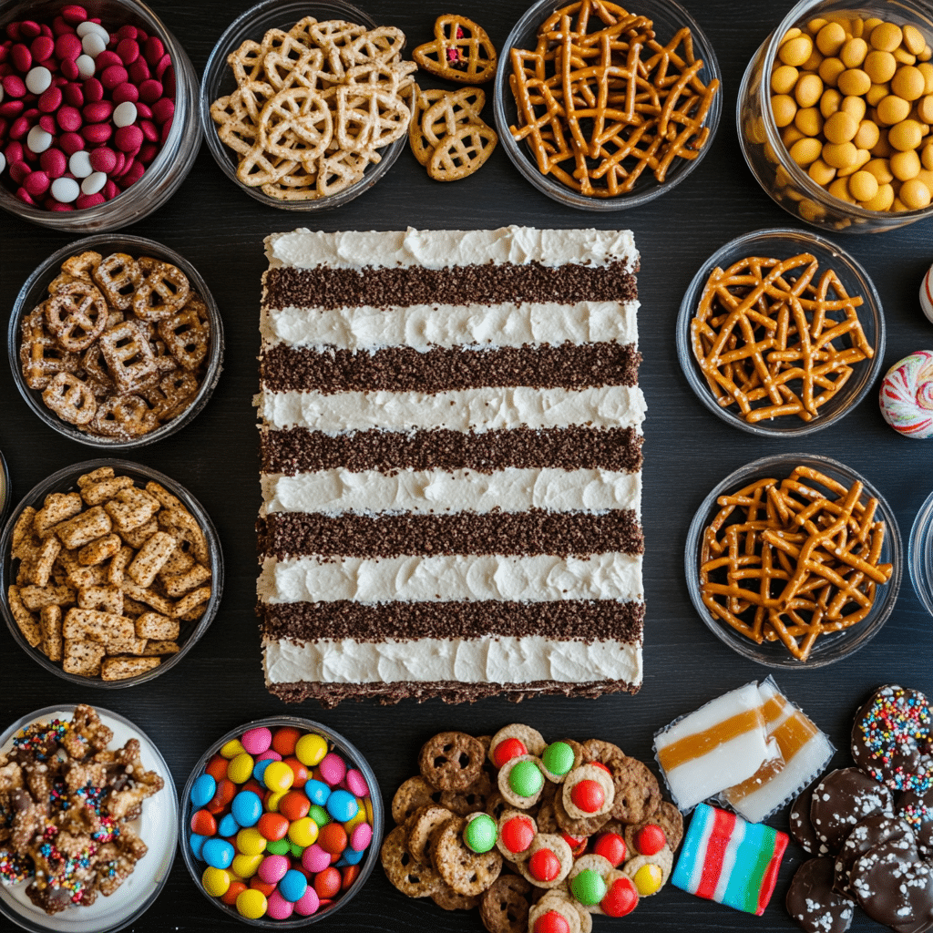Chaos Cakes: The Most Exciting Dessert Trend of 2025 7 chaos cake ingredients laid out for baking