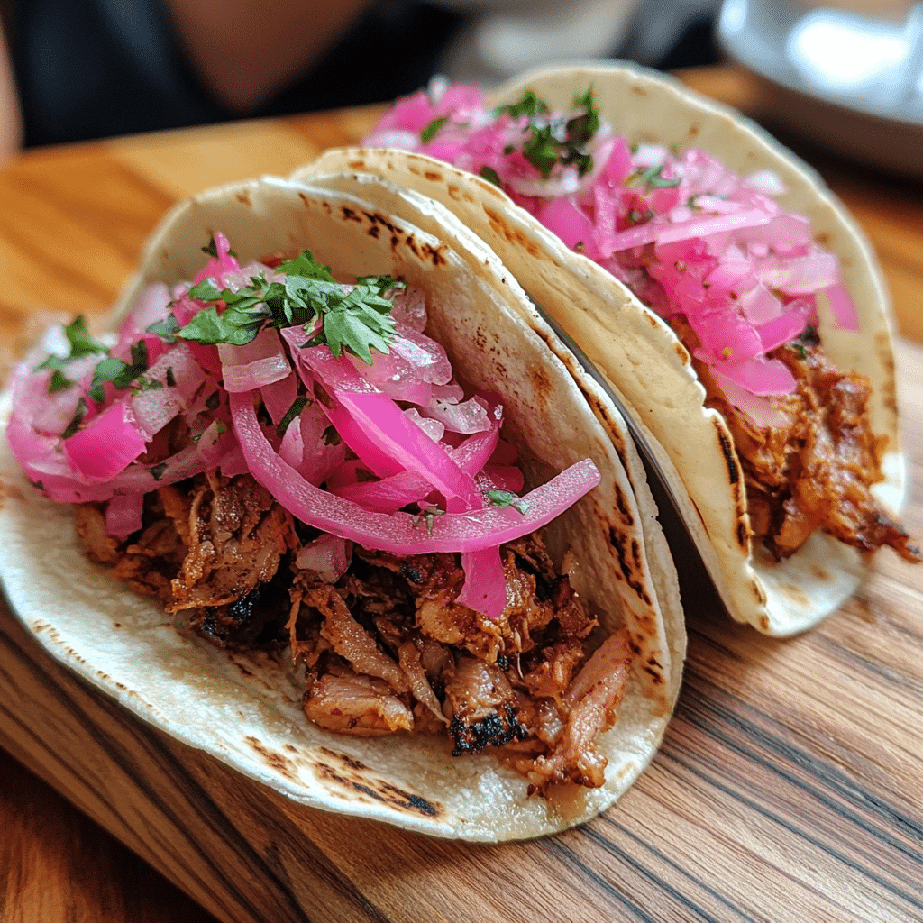 Cochinita Pibil: The Best Yucatecan Pork Dish You’ve Never Tried in 2025 9 Cochinita Pibil tacos with pickled onions and fresh cilantro