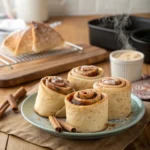 Tortilla Cinnamon Rolls: The Viral Sweet Treat You Can Whip Up in Minutes 4 Tortilla cinnamon rolls with maple glaze and nuts