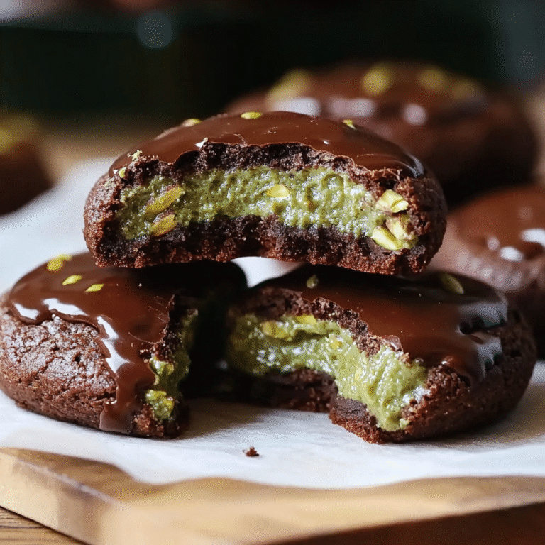 Chocolate Pistachio Kunafa Cookies: Crispy, Gooey, and Perfectly Nutty 5 Freshly baked Chocolate Pistachio Kunafa Cookies on tray