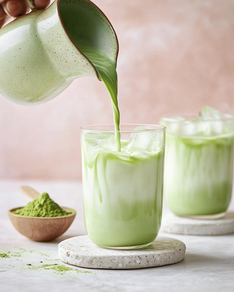 How to Make a Matcha Latte Iced