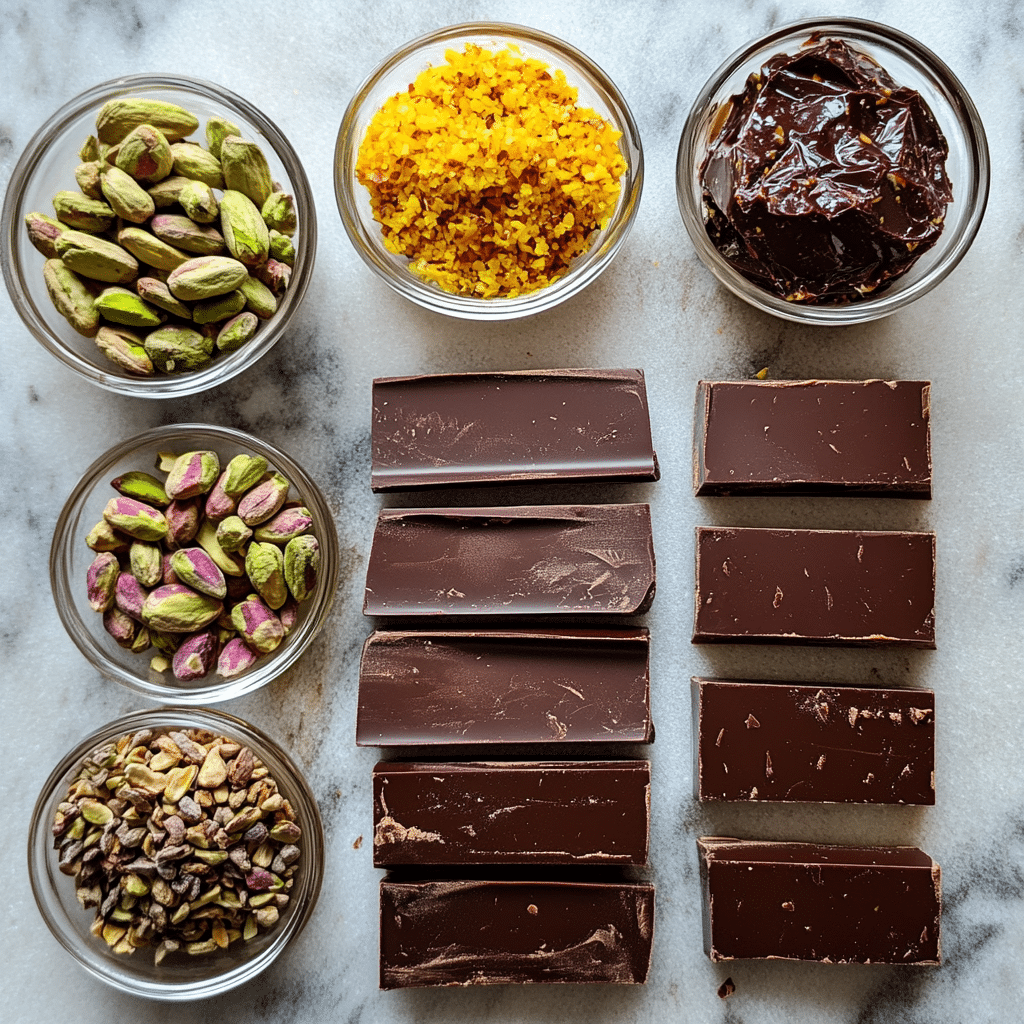 The Best Dubai Chocolate Bar 6 Dubai chocolate bar ingredients including saffron and pistachio