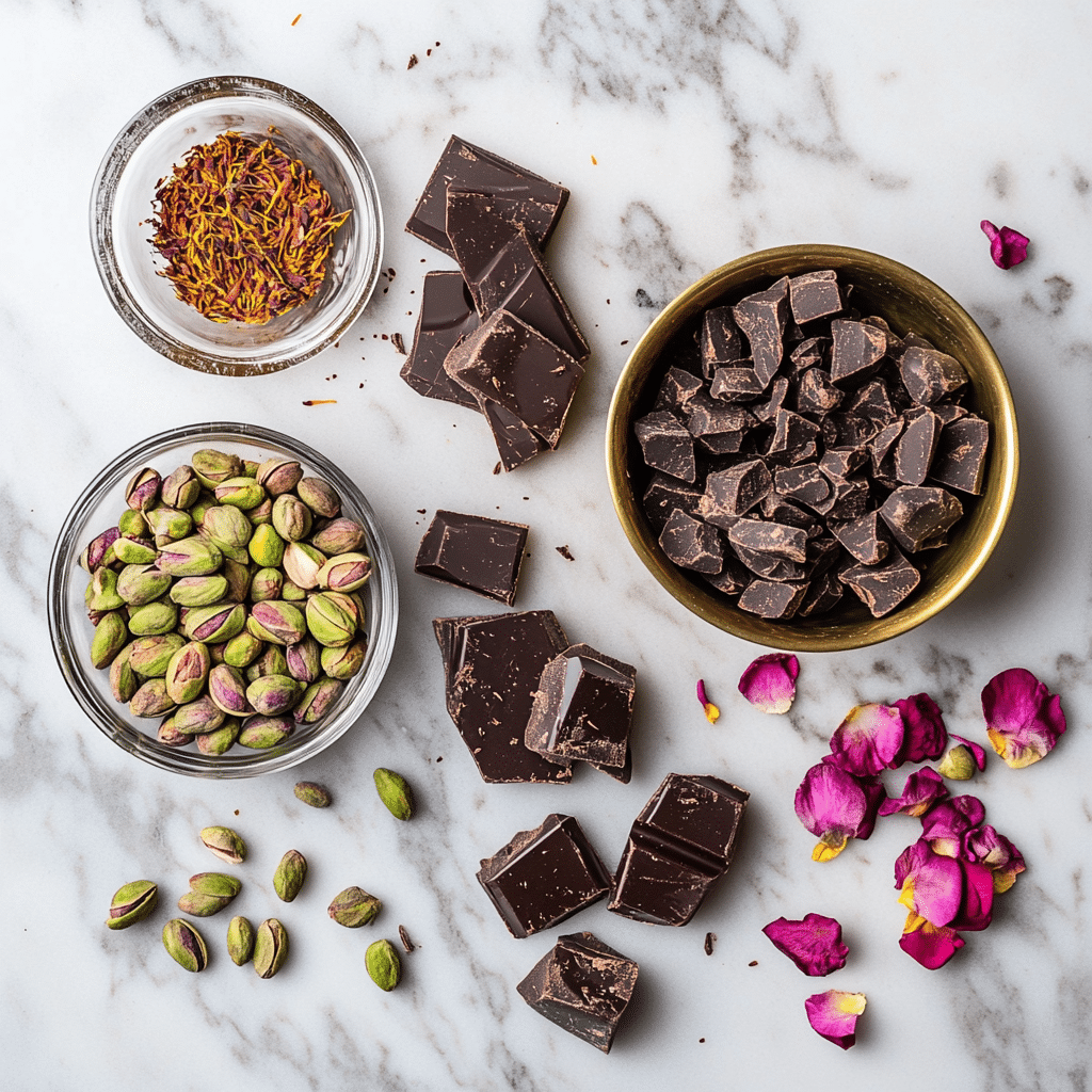 Dubai Chocolate Pistachio: The Most Luxurious Sweet Treat to Try in 2025 7 Ingredients used in Dubai chocolate pistachio