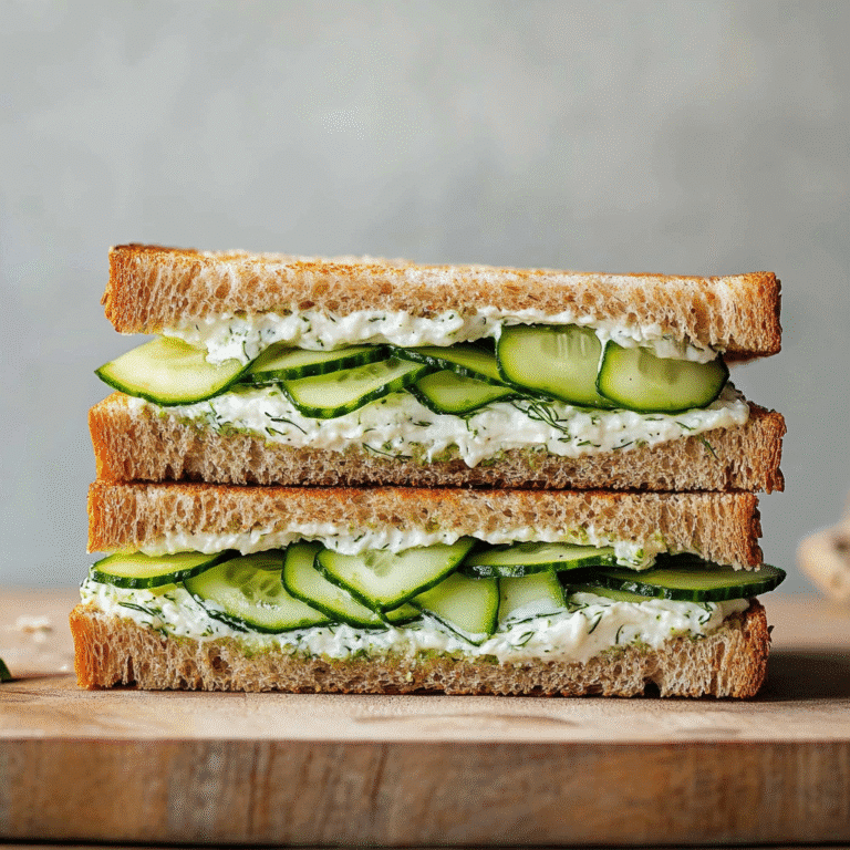 Zesty Creamy Dill Pickle Sandwich 5 Cucumber and cream cheese sandwich on whole wheat bread
