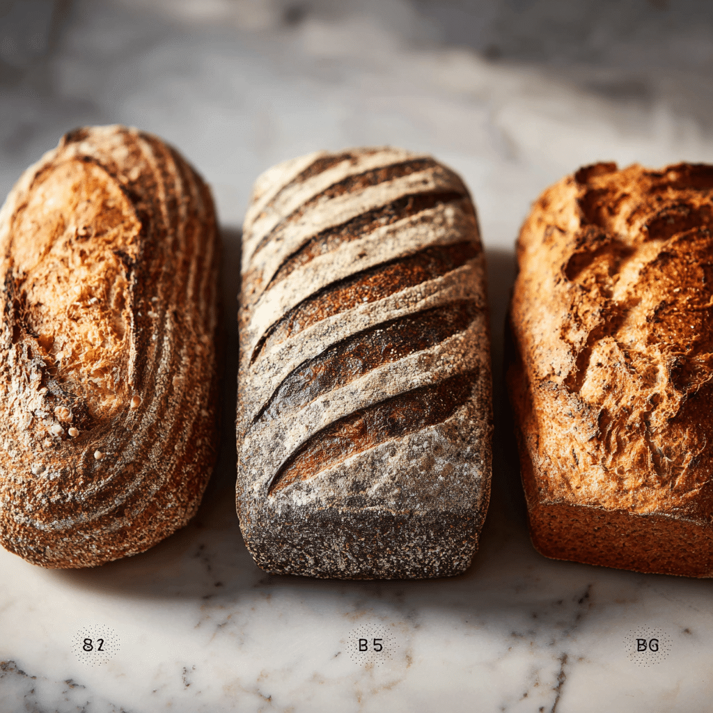 Whole grain and rye sourdough options for diabetics