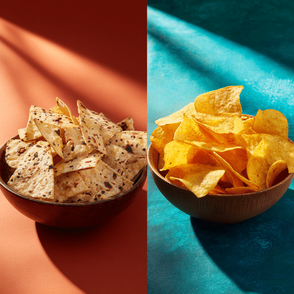 Sourdough pita chips vs regular chips health comparison