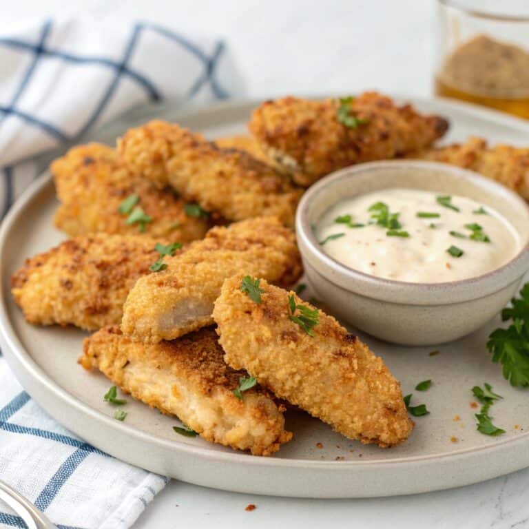 Air Fryer Chicken Tenders crispy and juicy recipe