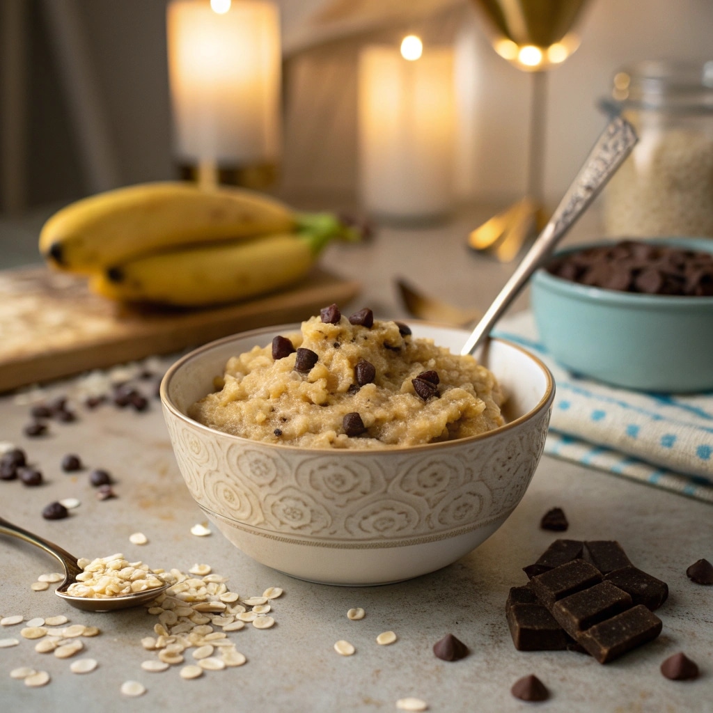 Step-by-step process of making Banana Bread Cookies