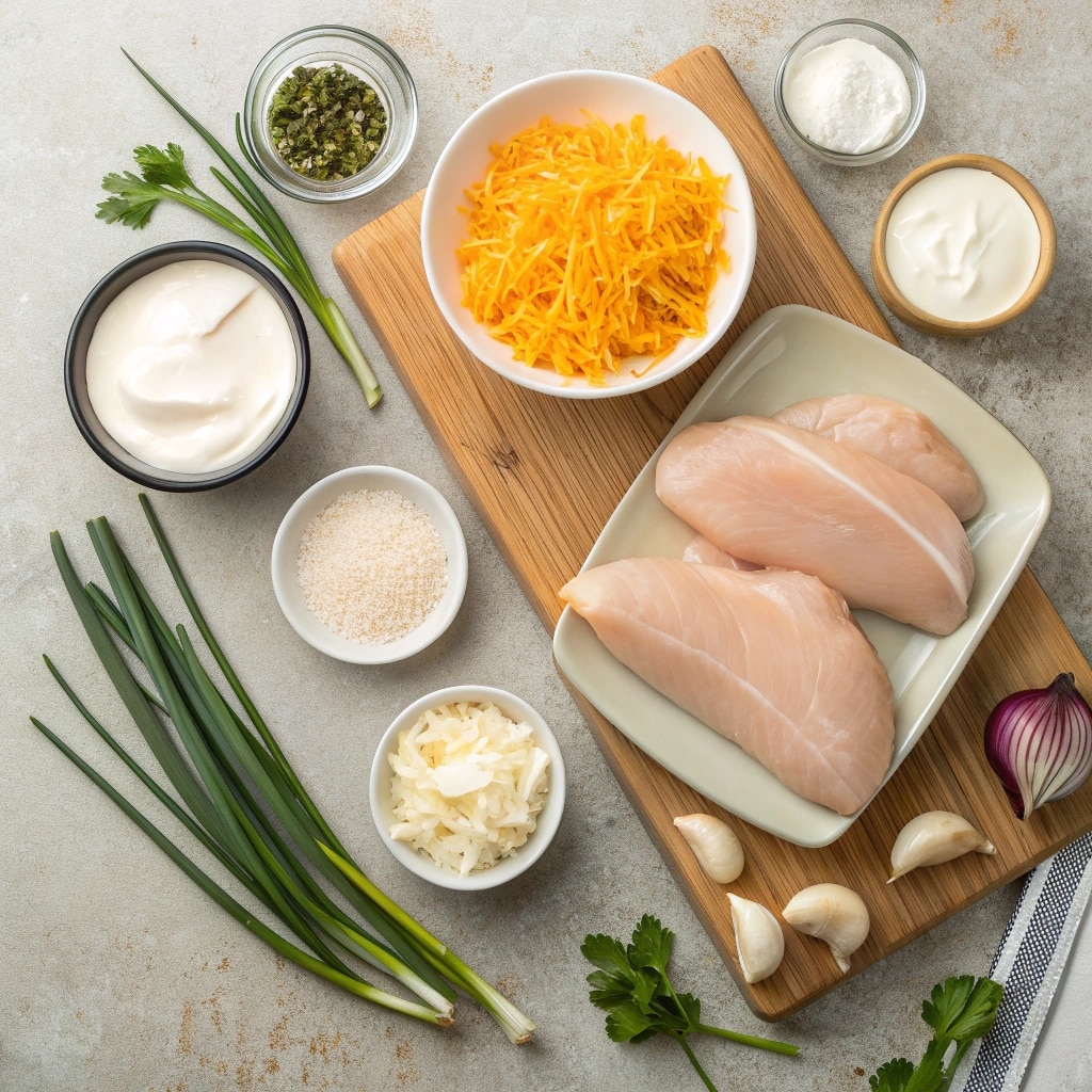 Ingredients for Million Dollar Chicken Breasts