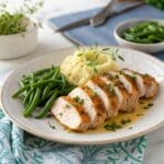 Serving Million Dollar Chicken Breasts with sides