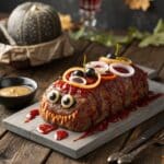 Monster Meatloaf spooky Halloween recipe