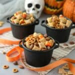 Monster Munch Snack Mix served in Halloween cups