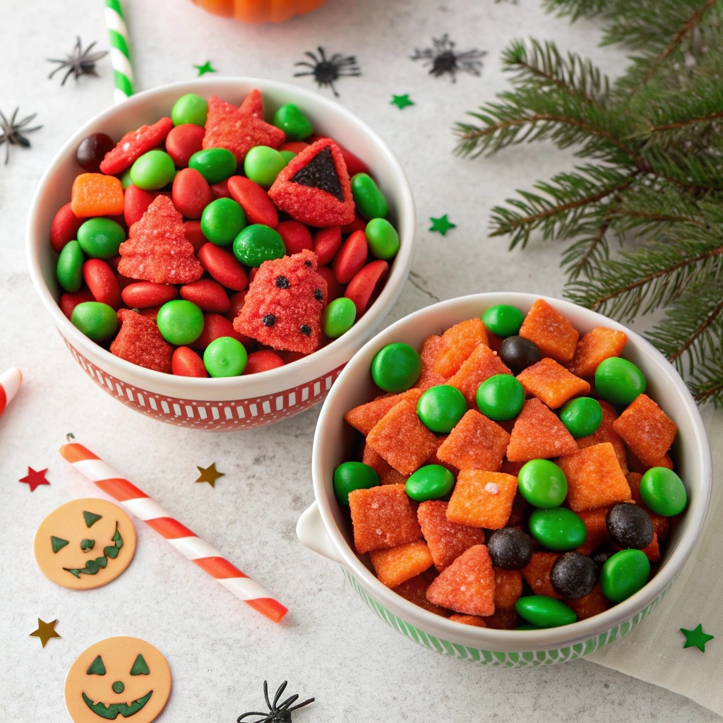 Monster Munch Snack Mix holiday variations