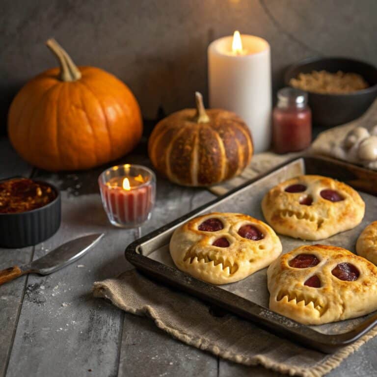 Pizza Skulls Halloween Recipe