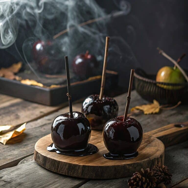 Poison Candy Apples Halloween Treat