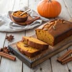 Pumpkin bread recipe with moist texture and warm spices