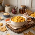 Pumpkin Mac & Cheese creamy fall comfort food