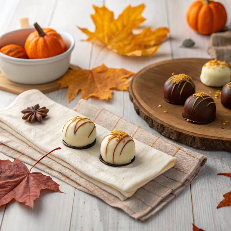 Pumpkin Oreo Balls no-bake fall dessert