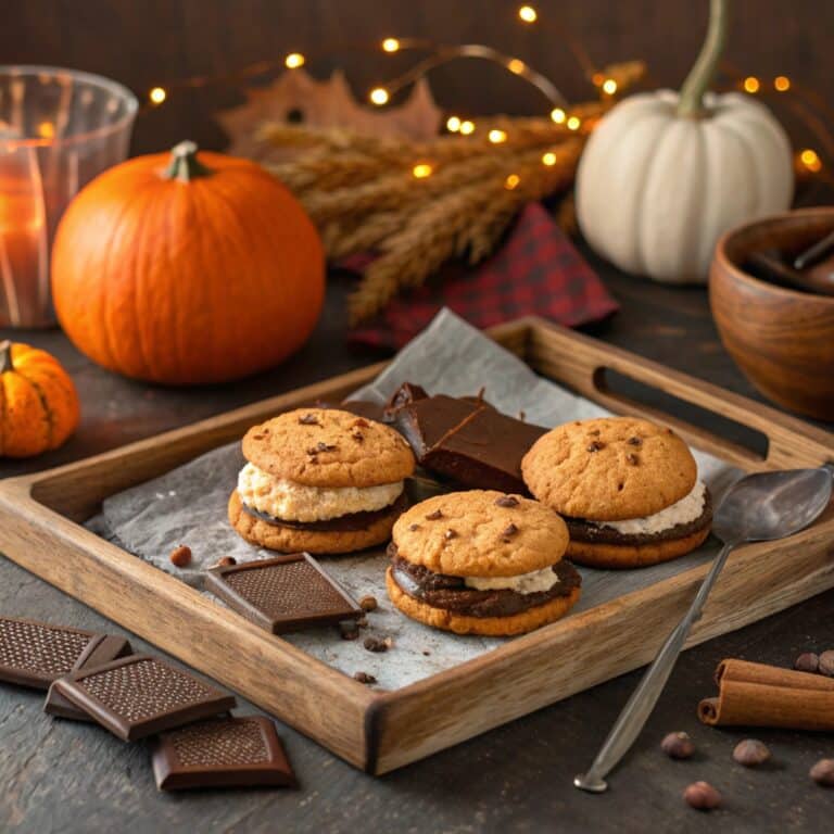 pumpkin s’mores cookies fall dessert