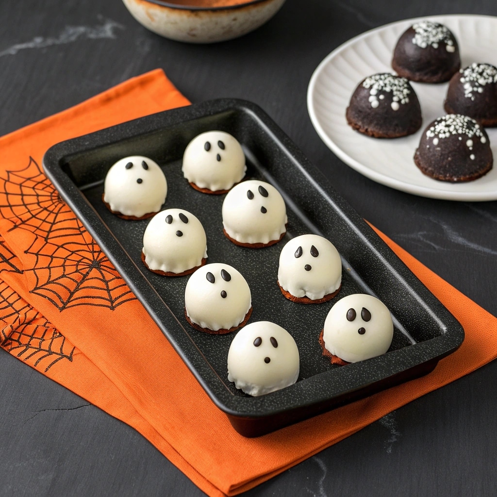 Serving Ghost Oreo Balls