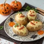 Shrunken Potato Heads stuffed with cheese variations