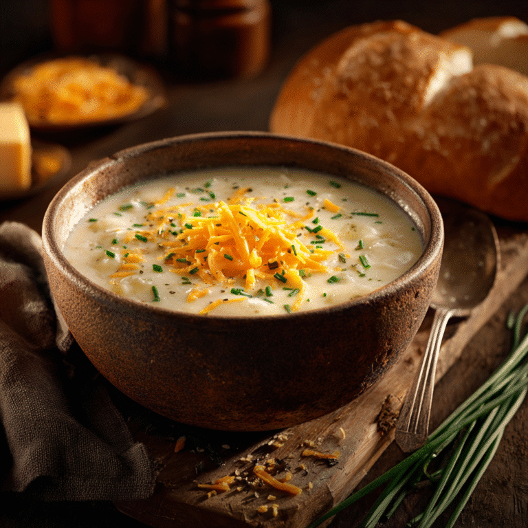Cheddar Garlic Herb Potato Soup 4 u4922897261 A rustic bowl of creamy Cheddar Garlic Herb Potat 7c02335b c7a3 49a4 9aac 24190b1cc96e 0