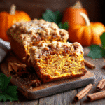 u4922897261 A rustic wooden table with a sliced loaf of Pumpk 3b90a75d 53c7 4922 a8e5 7a25aca0024b 2