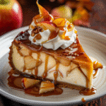 Apple Cider Cheesecake 8 u4922897261 Close up of Apple Cider Cheesecake slice topped w 5b8c6e97 8452 4aad a539 5e3d0ab5d3dd 3