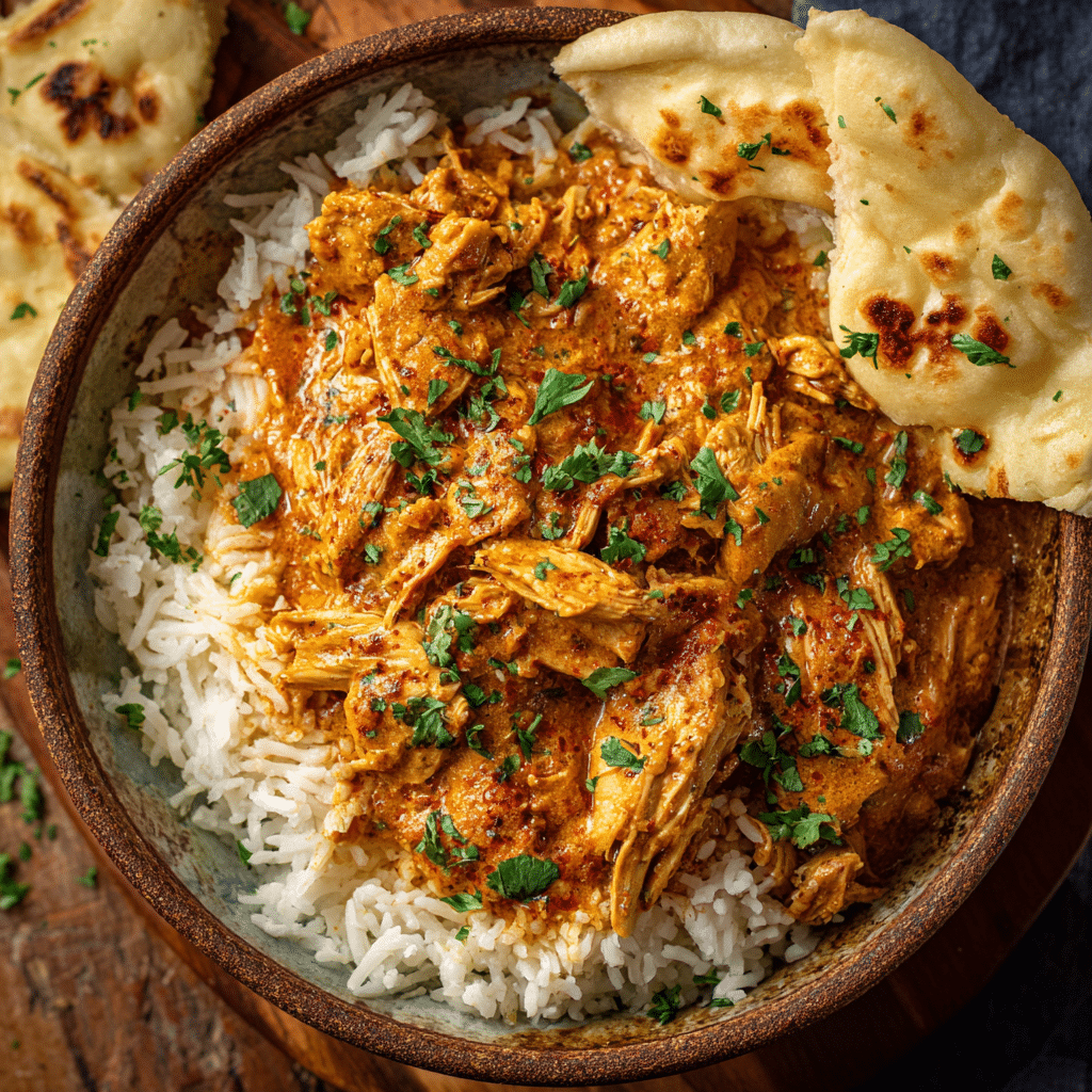 u4922897261 Close up of Crockpot Butter Chicken served in a r e5c6bf09 b4bb 4212 a694 ccf955441a80 3