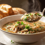 u4922897261 Close up of a ladle pouring hearty Crockpot Chick 038aa023 6cfb 4dd1 89cc 6cf07592a6f6 2