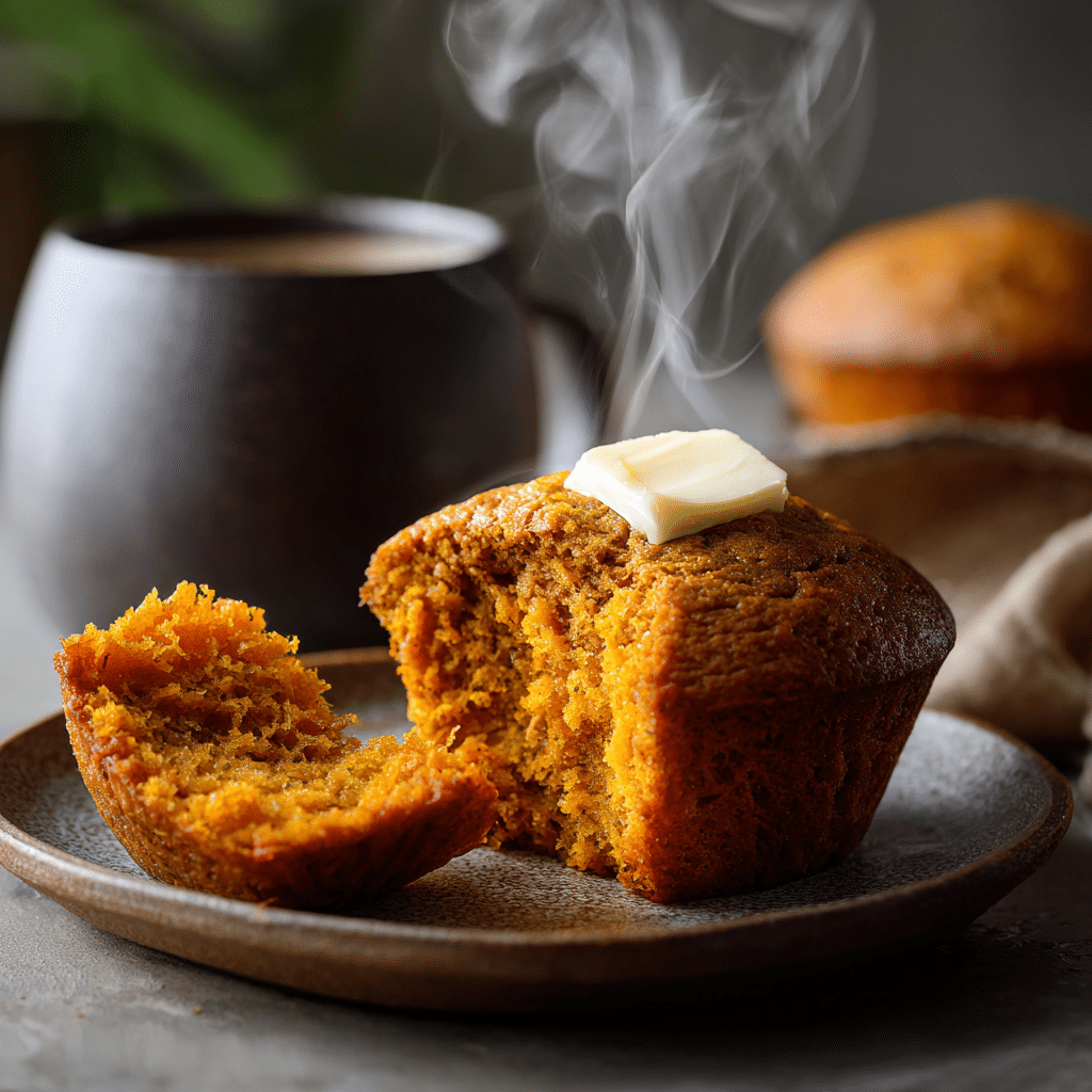 Moist Pumpkin Muffins 6 u4922897261 Close up of split moist pumpkin muffin showing te 19fbe58f 03b4 46bc ae82 e46adf4b6c03 1