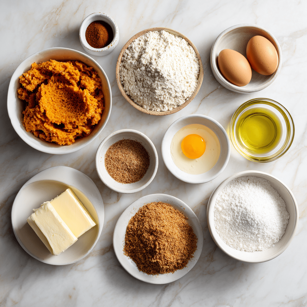 u4922897261 Flat lay of measured ingredients for Pumpkin Stre 510fcda5 2815 4407 81c7 625d0d1ea67f 0