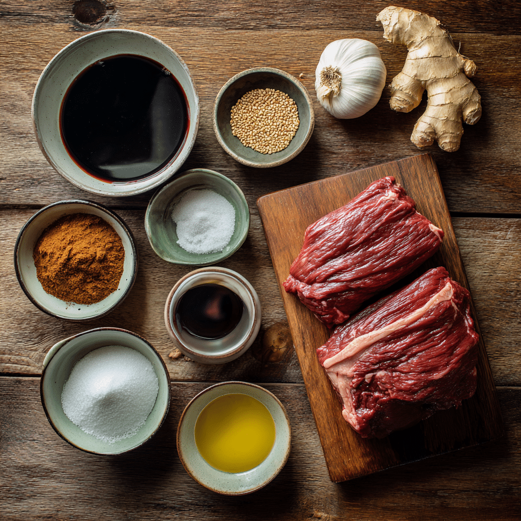 Slow Cooker Korean Beef 5 u4922897261 Flat lay of ingredients for Slow Cooker Korean Be 448ba10b f07b 4056 95c3 e0e8535c2dac 1