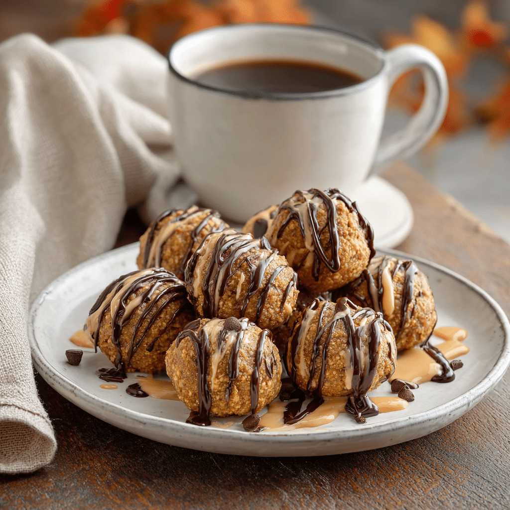 Healthy Pumpkin Truffles 6 u4922897261 Healthy Pumpkin Truffles served on white plate dr d6f497af 65af 4f72 8fea 7194da4d264b 1