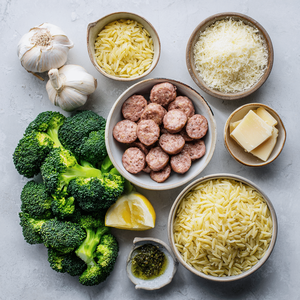 u4922897261 Overhead shot of raw ingredients for Chicken Saus fbbfb823 cb79 422c 821c e7a6c4049943 2