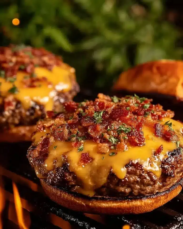 Crack Burgers: Your New Go-To Burger Recipe 2 Delicious Crack Burgers ready to be served on a plate
