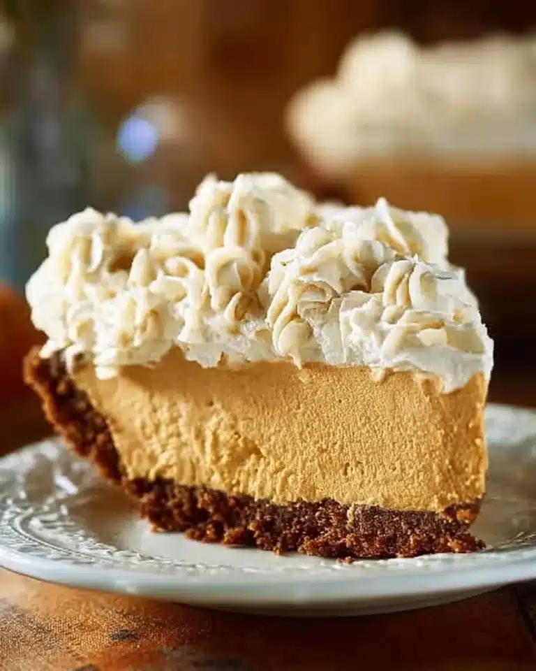 No-Bake Pumpkin Silk Pie 2 No-Bake Pumpkin Silk Pie garnished with whipped cream and spices