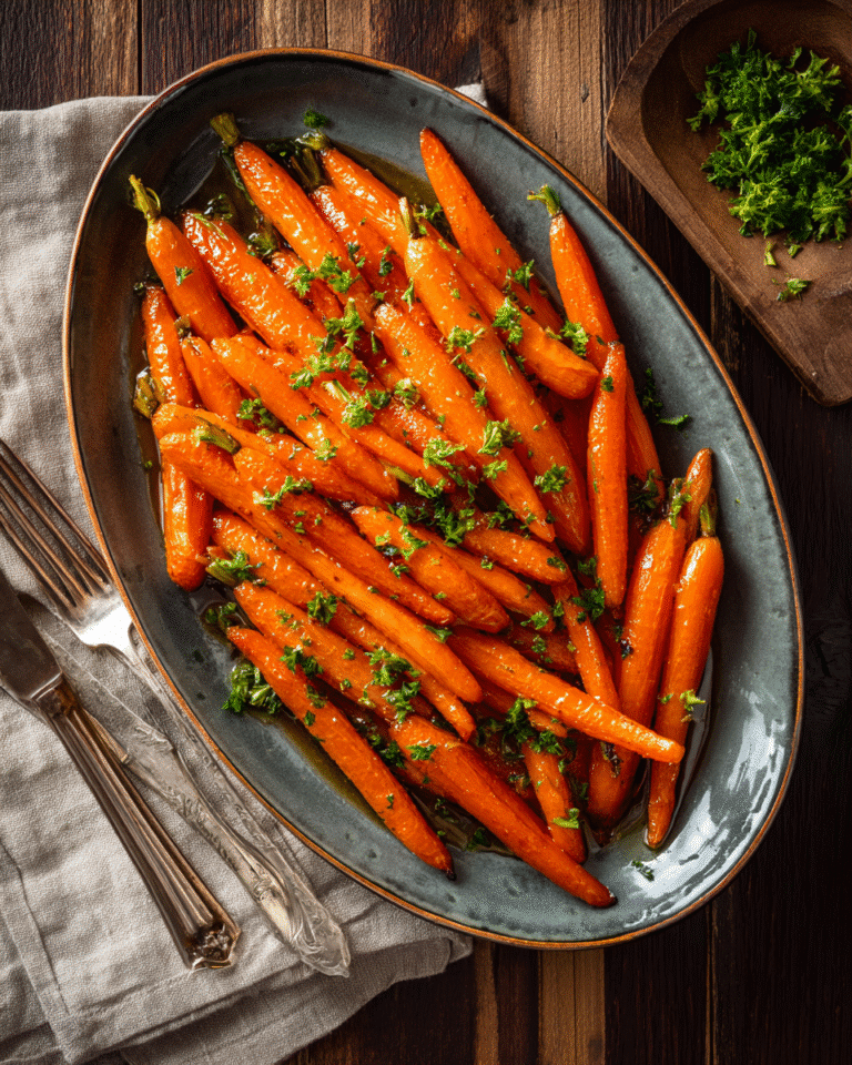 Honey Glazed Carrots. Easy Sweet & Savory Holiday Side 2 u4922897261 A rustic overhead shot of a ceramic oval platter c02d8fb4 5e91 4d1e 952b b76ec5cc11bd 2