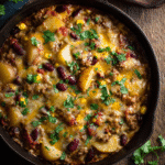 u4922897261 A rustic overhead shot of a slow cooker cowboy ca 412f9815 f905 4751 aea8 2f6c8e283df4 3