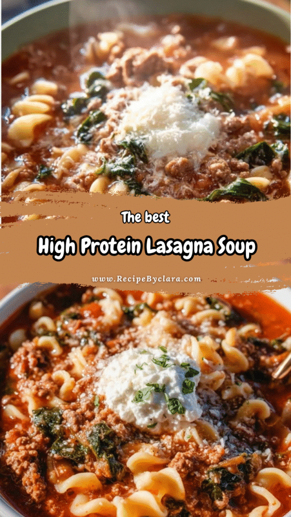 High Protein Lasagna Soup 4 High Protein Lasagna Soup