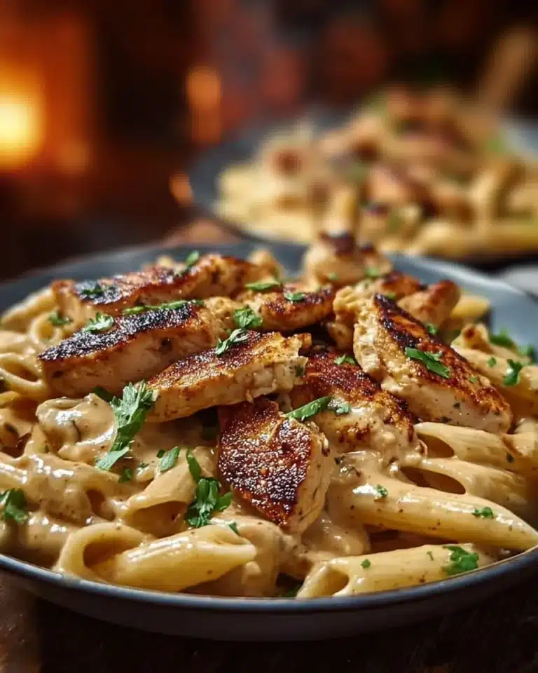 Cajun Chicken Pasta 2 Creamy Cajun Chicken Pasta with vibrant vegetables and spices