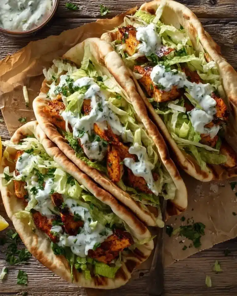 Sheet Pan Chicken Pitas with Herby Ranch - a quick and delicious meal