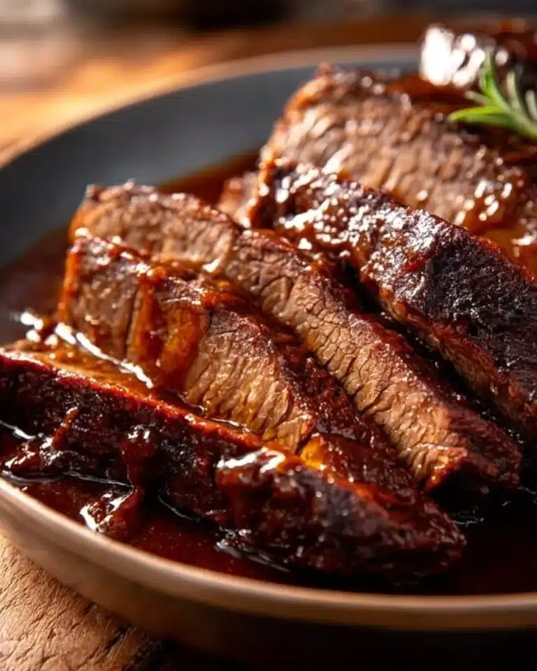 Slow Cooker Beef Brisket recipe for tender, flavorful meat.