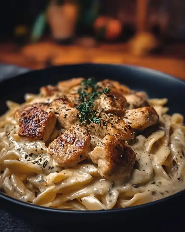 Cajun Chicken Pasta 2 Creamy Cajun Chicken Pasta with peppers and spices served in a bowl