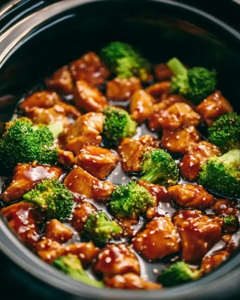 Delicious Dump and Go Crockpot Teriyaki Chicken dish served with rice and vegetables