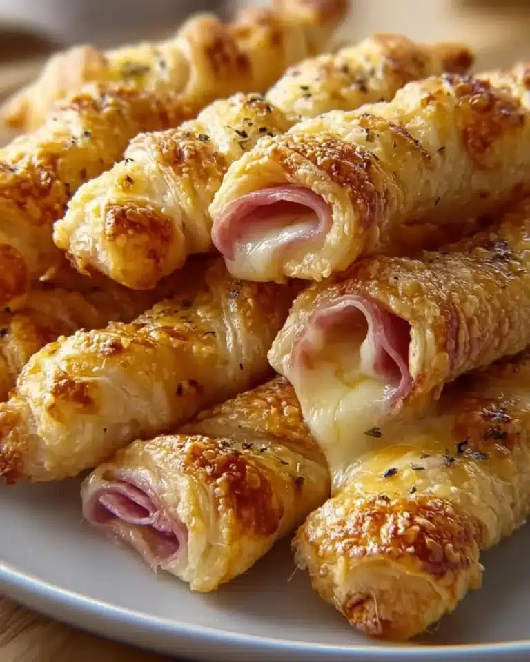 Ham and Cheese Sticks 2 Ham and cheese sticks ready for serving as a tasty snack