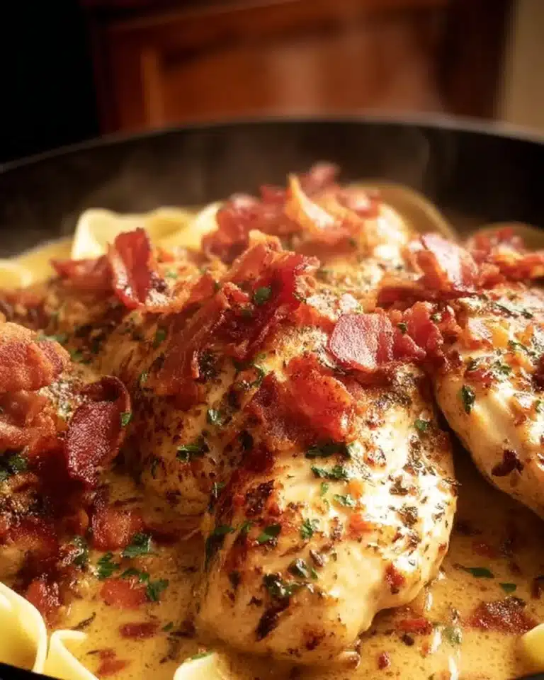 Deliciously creamy Easy Crock Pot Crack Chicken served in a bowl.