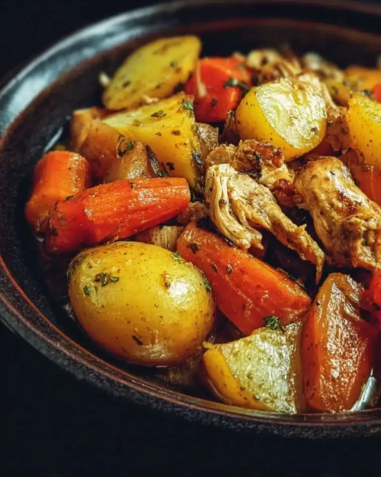 Garlic Butter Chicken in a crockpot, showcasing tender chicken and rich sauce.