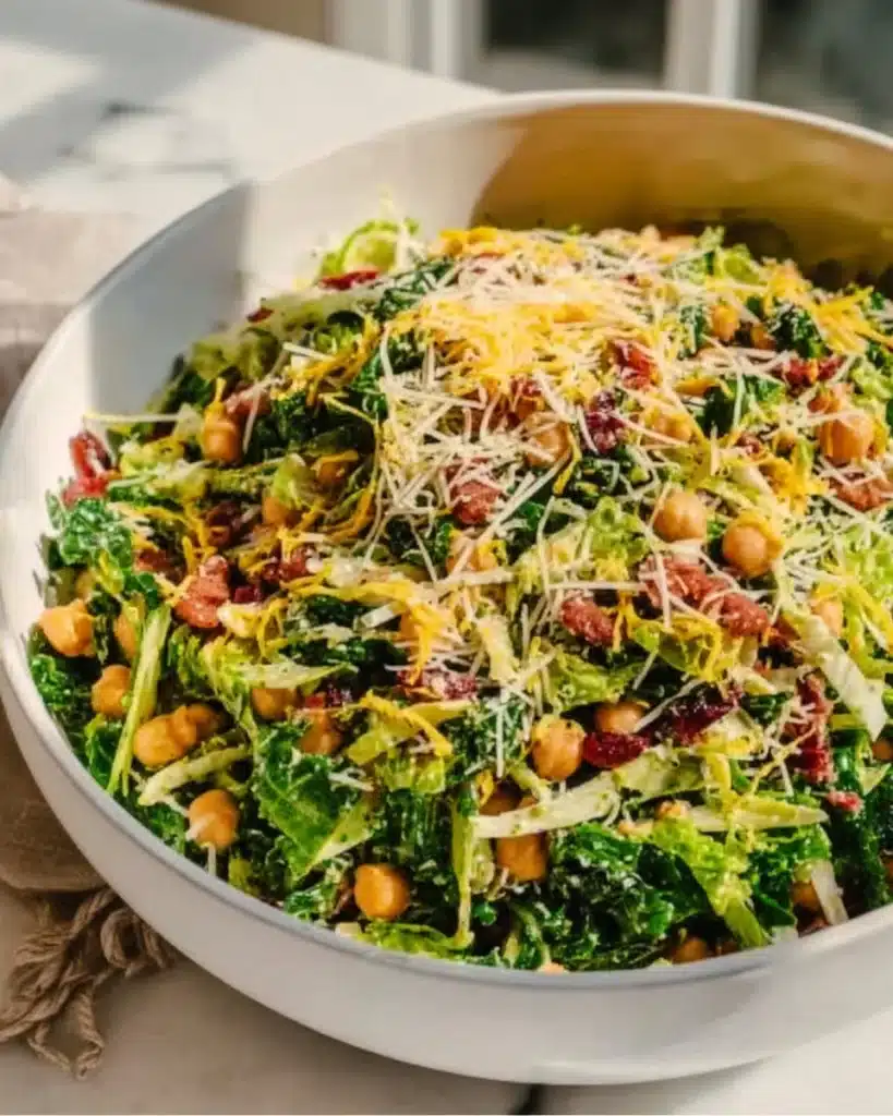 The Scala Chopped Salad with fresh vegetables and dressing