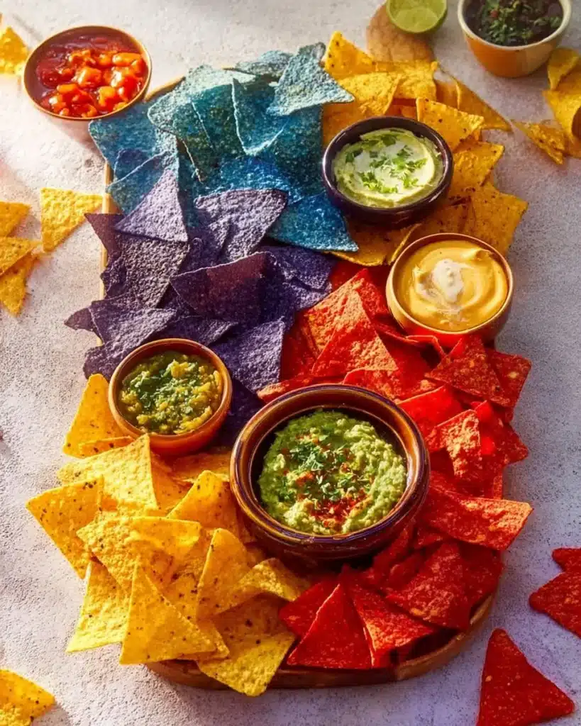 A beautiful grazing board filled with snacks, desserts, and fresh ingredients.
